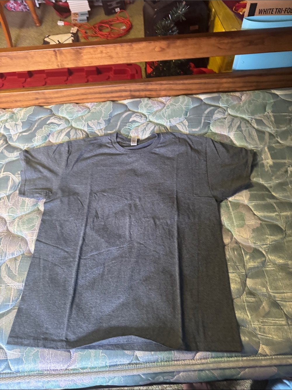Gildan Men's Short Sleeve Crewneck T-Shirt - Heather Blue Gray